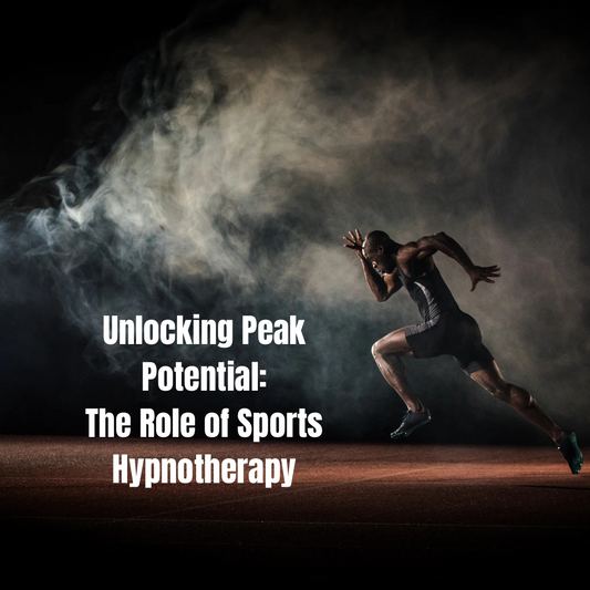 Athlete using sports hypnotherapy techniques to visualise success and build a peak performance mindset