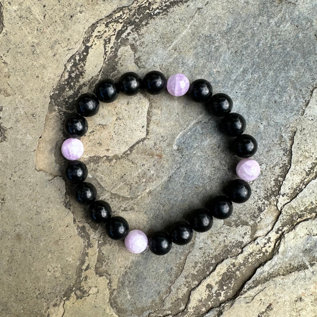 Shungite and discount black tourmaline bracelet