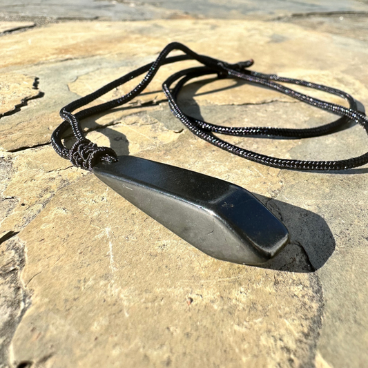 SHUNGITE NECKLACE - EMF support, grounding and emotional balance