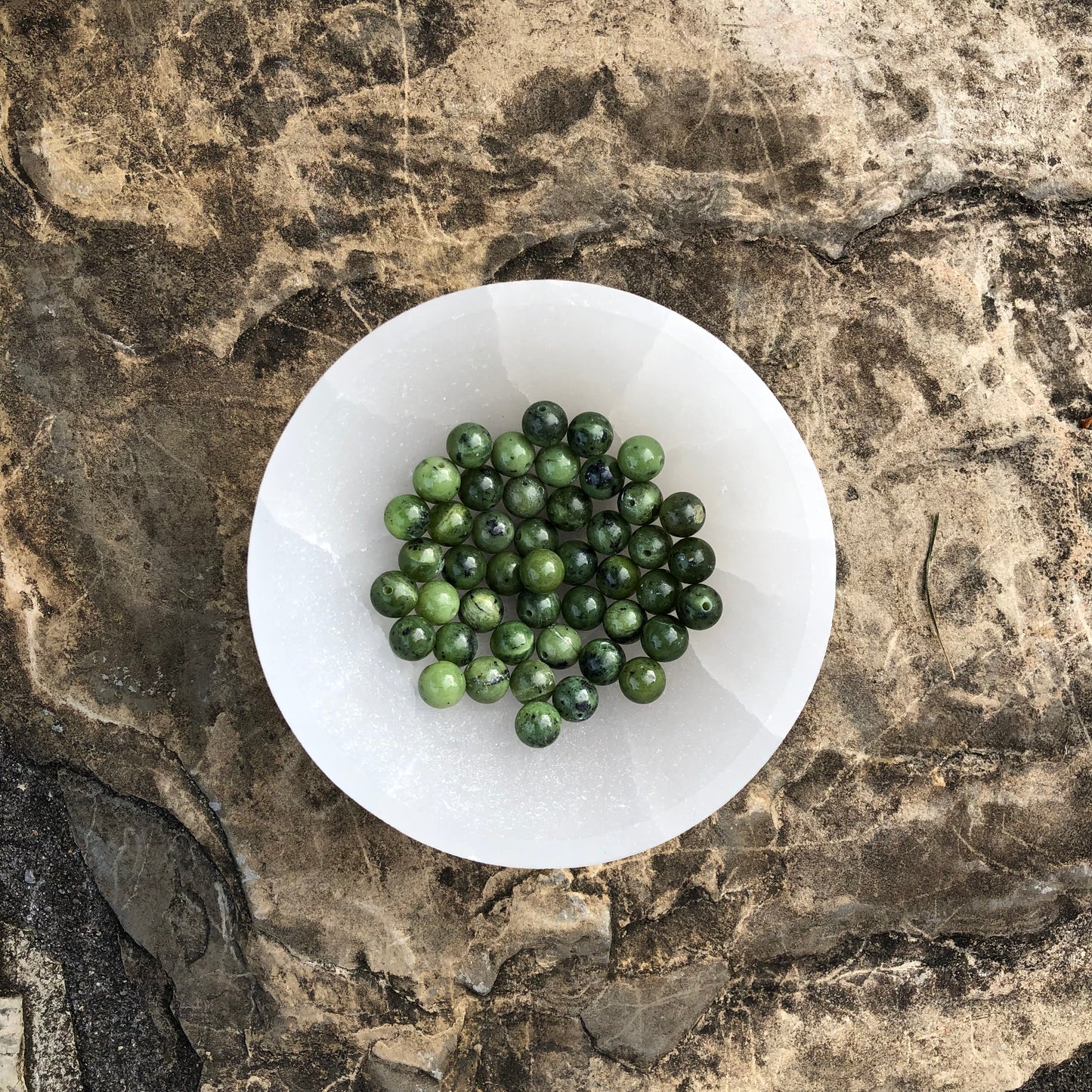 Genuine green Jade bracelet for luck, protection, and emotional balance.