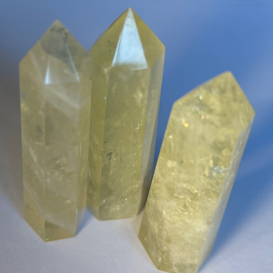 LEMON QUARTZ CRYSTAL HEALING TOWERS AUCKLAND NZ