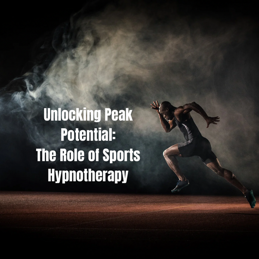 Athlete using sports hypnotherapy techniques to visualise success and build a peak performance mindset