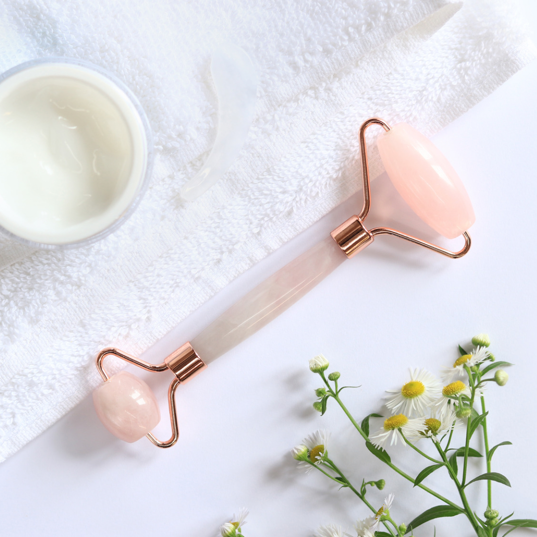 Rose Quartz Facial Roller