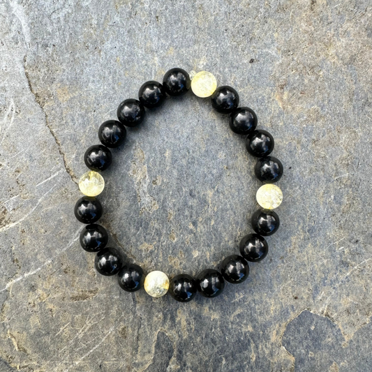 Shungite & Citrine EMF Bracelet