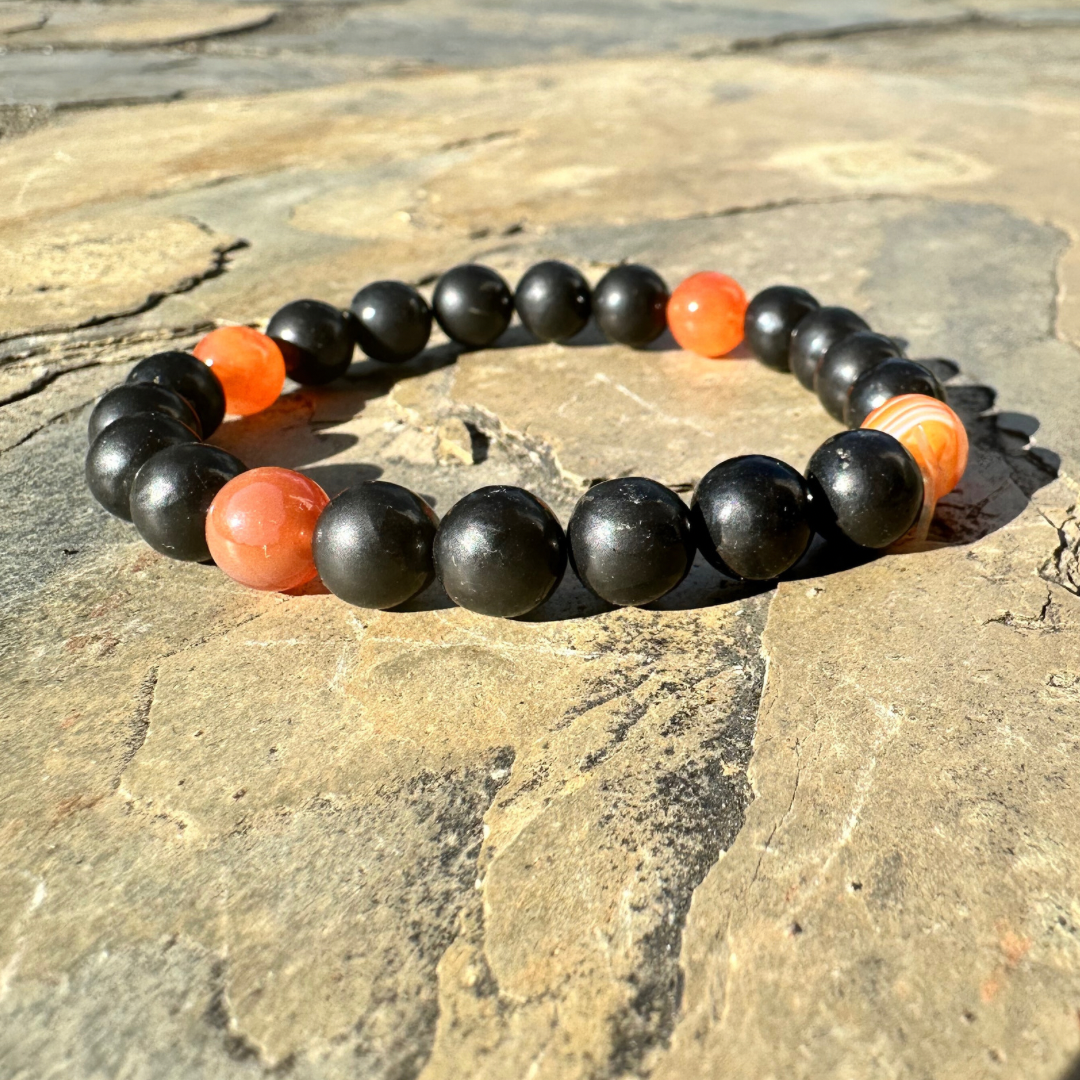 Shungite & Carnelian